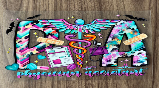 Spooky Physicians Assistant Cup Wrap