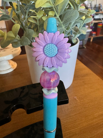 Purple Flower Pen