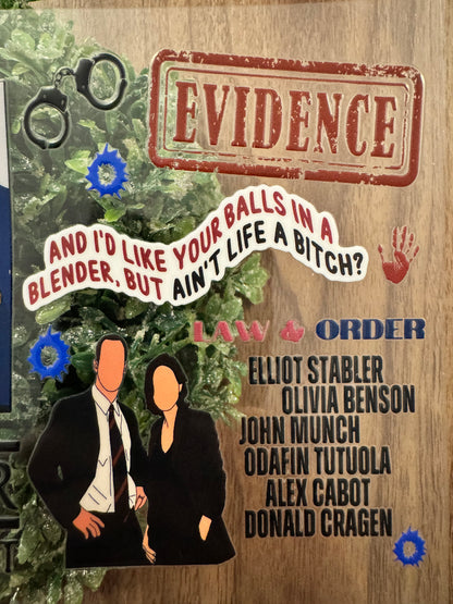 Law TV Show Cup Wrap