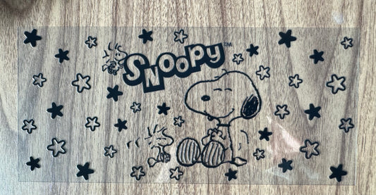 White Peanut Dog Cup Wrap