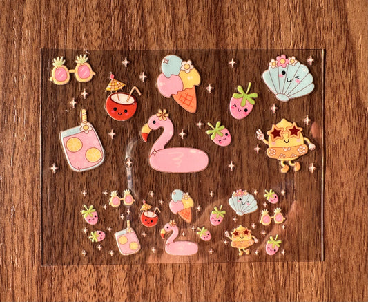 Pink Summertime Mini Wrap