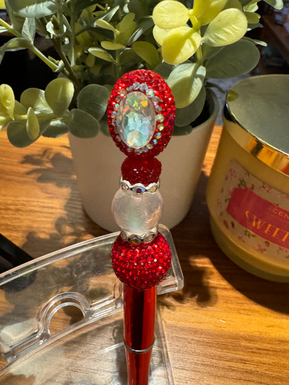 Red Crystal Pen