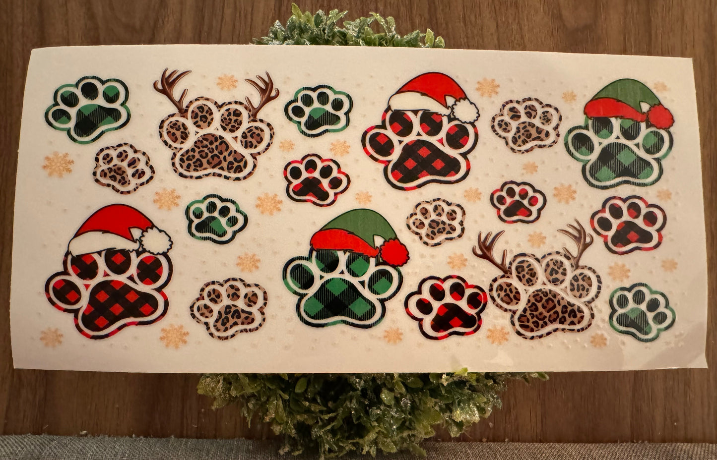 Santa Paws Cup Wrap