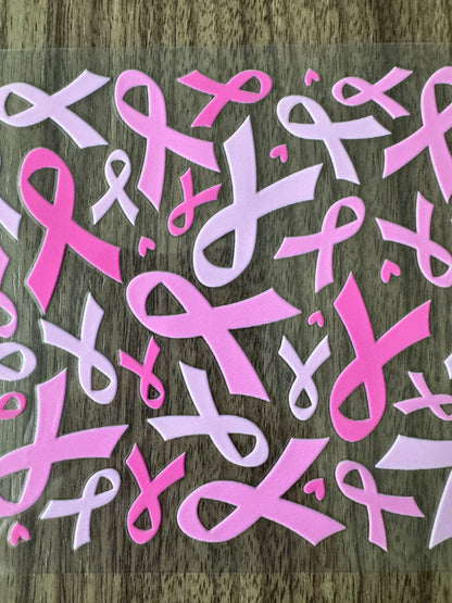 Pink Ribbons Cup Wrap