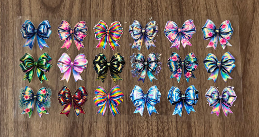 Colorful Bows Cup Wrap