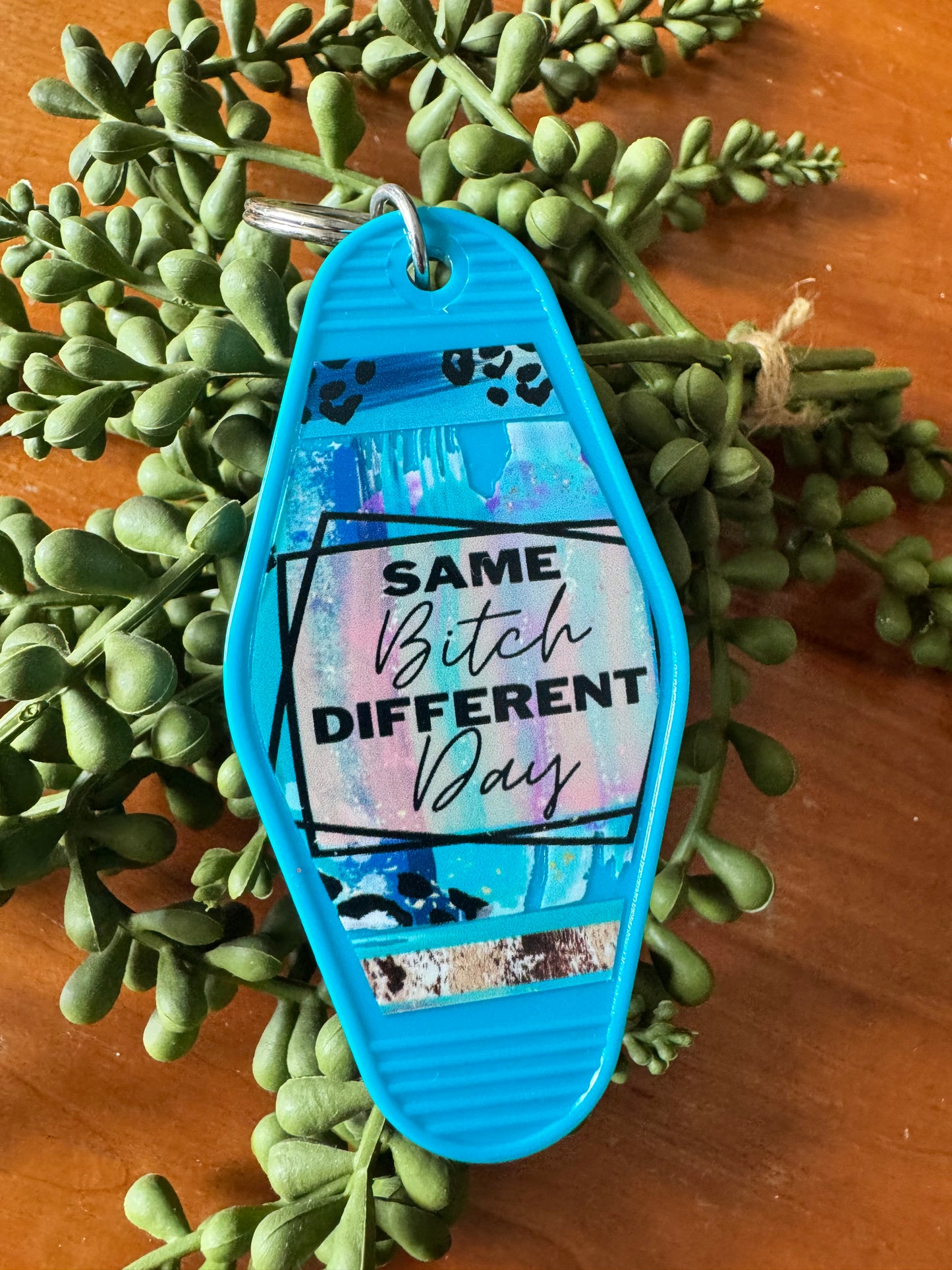 Same B Different Day Keychain