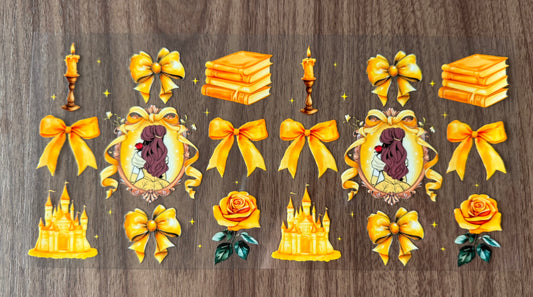 Yellow Princess Cup Wrap