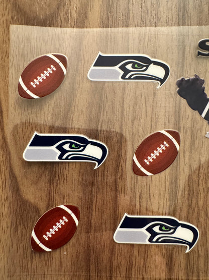 Seattle Football Paint Drip Cup Wrap