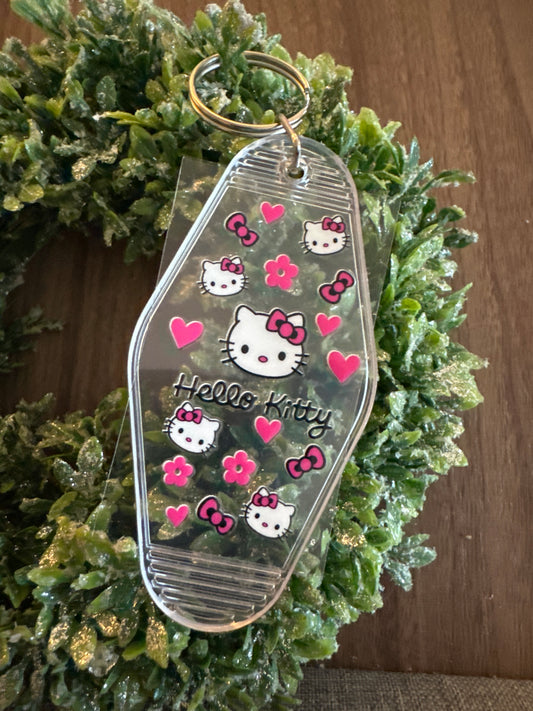 Hello Kitty Keychain Decal