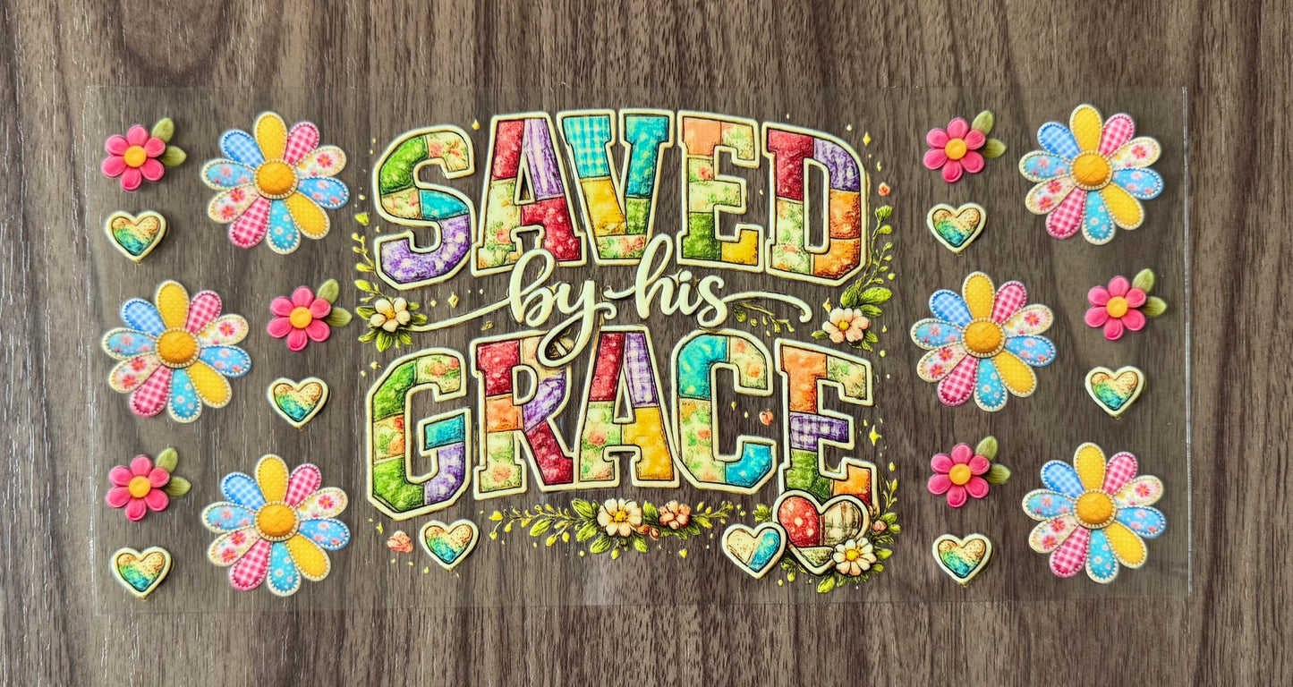 Saved by His Grace Cup Wrap