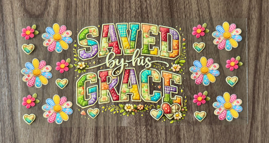 Saved by His Grace Cup Wrap