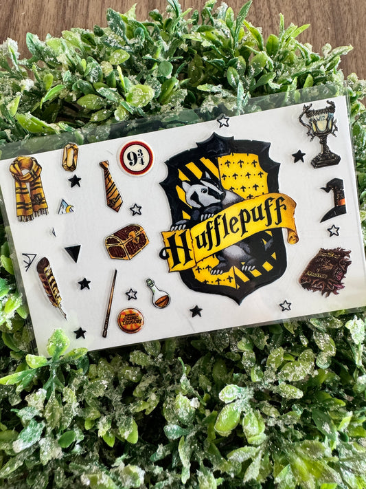 Yellow Wizard House Card Wrap