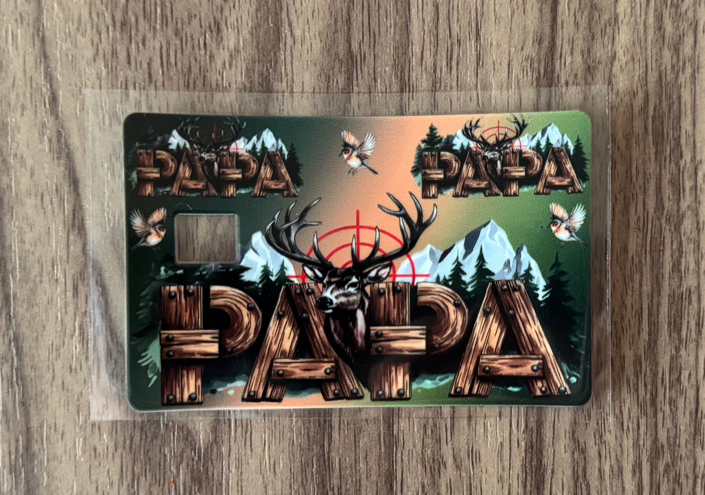Hunting Papa Card Wrap