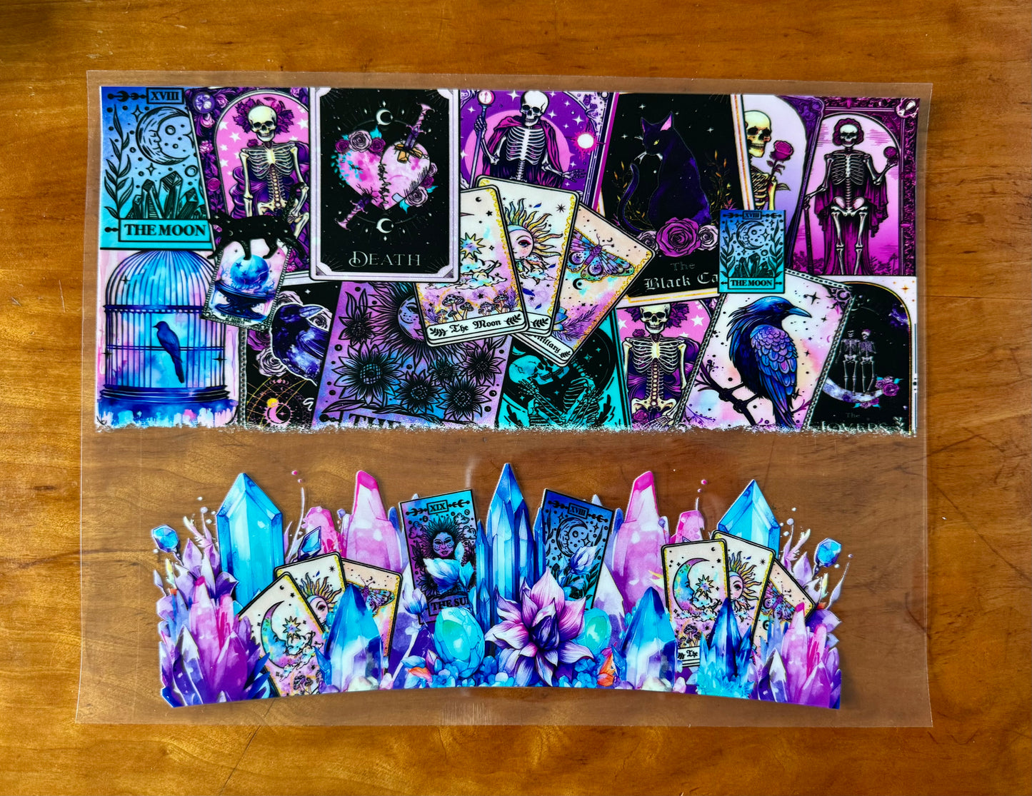 Tarot Cards & Crystals Cup Wrap