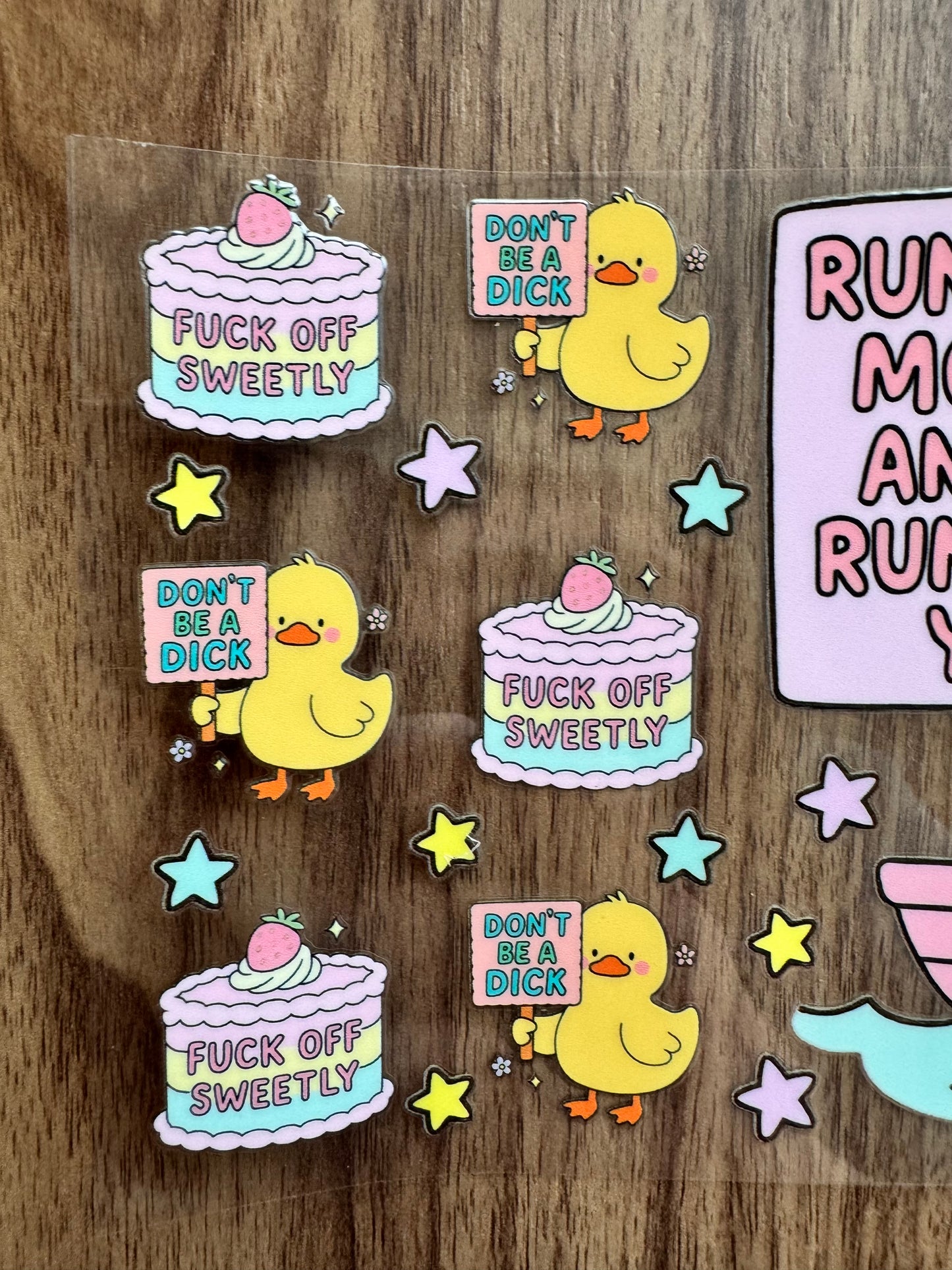 Run Over You Duck Cup Wrap