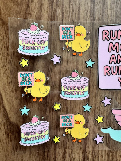 Run Over You Duck Cup Wrap