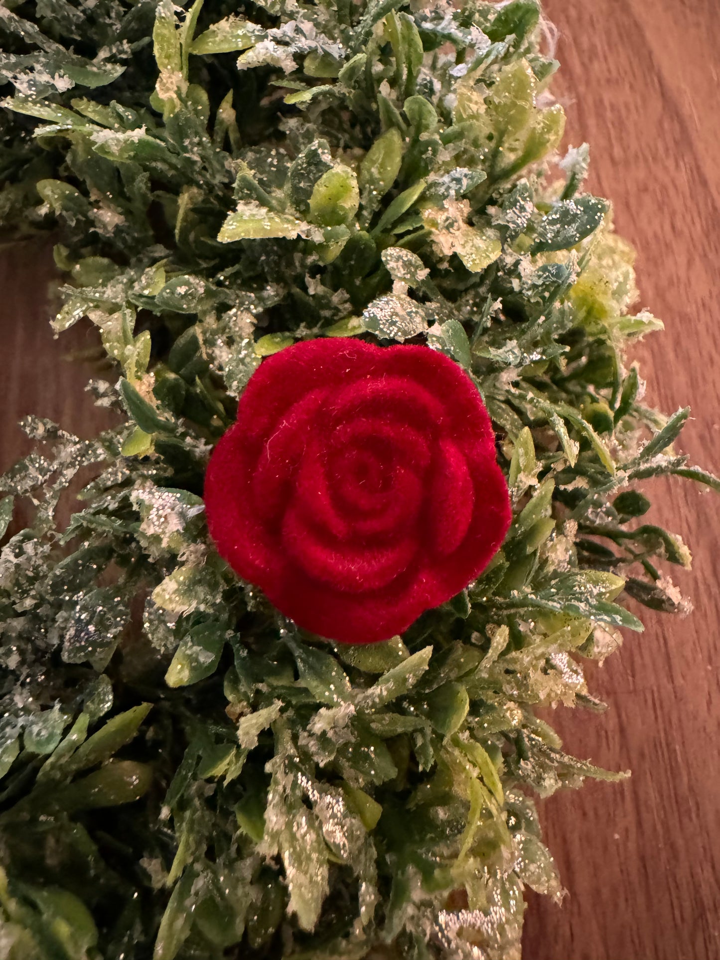 Red Velvet Rose Focal