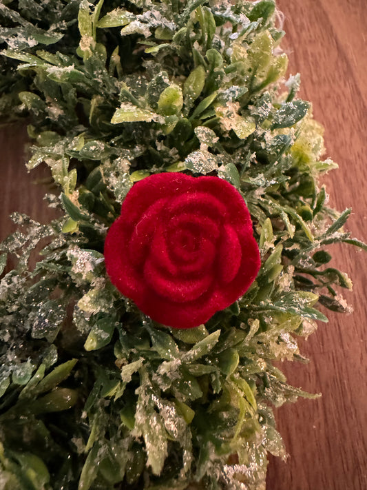 Red Velvet Rose Focal