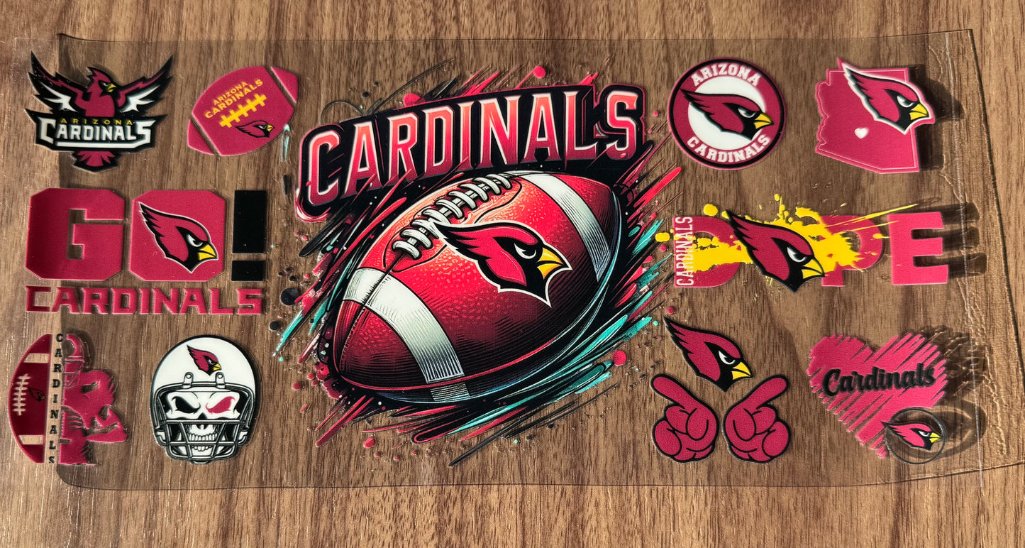 Arizona Football Ball Cup Wrap