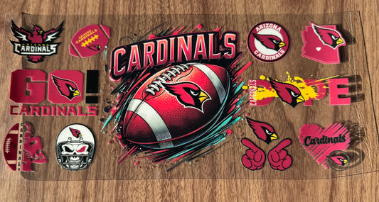 Arizona Football Ball Cup Wrap