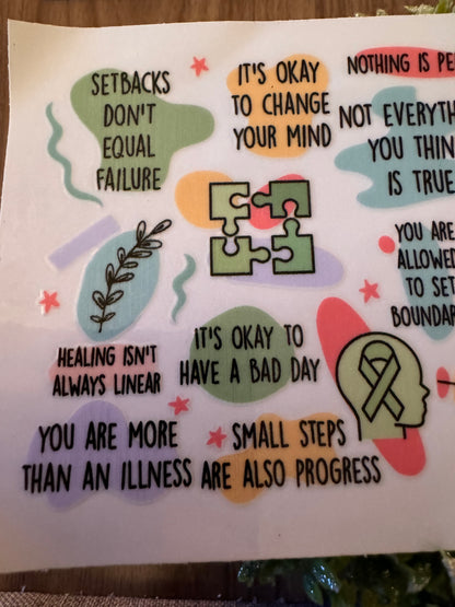 Mental Health Matters Cup Wrap