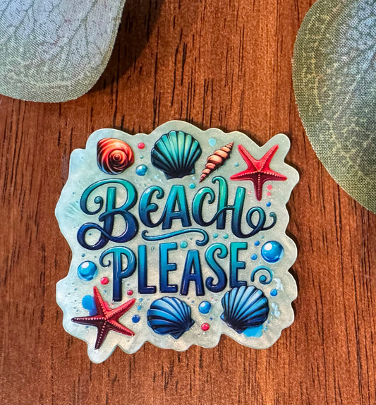 Beach Please Acrylic