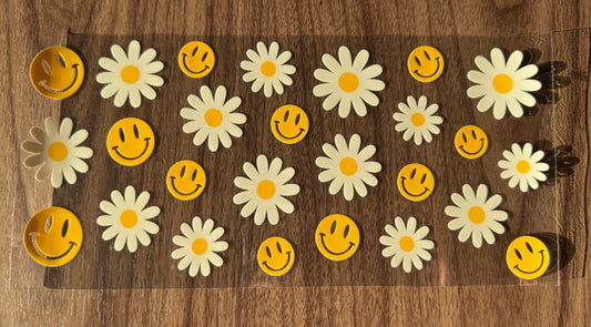 Daisies & Smilies Cup Wrap