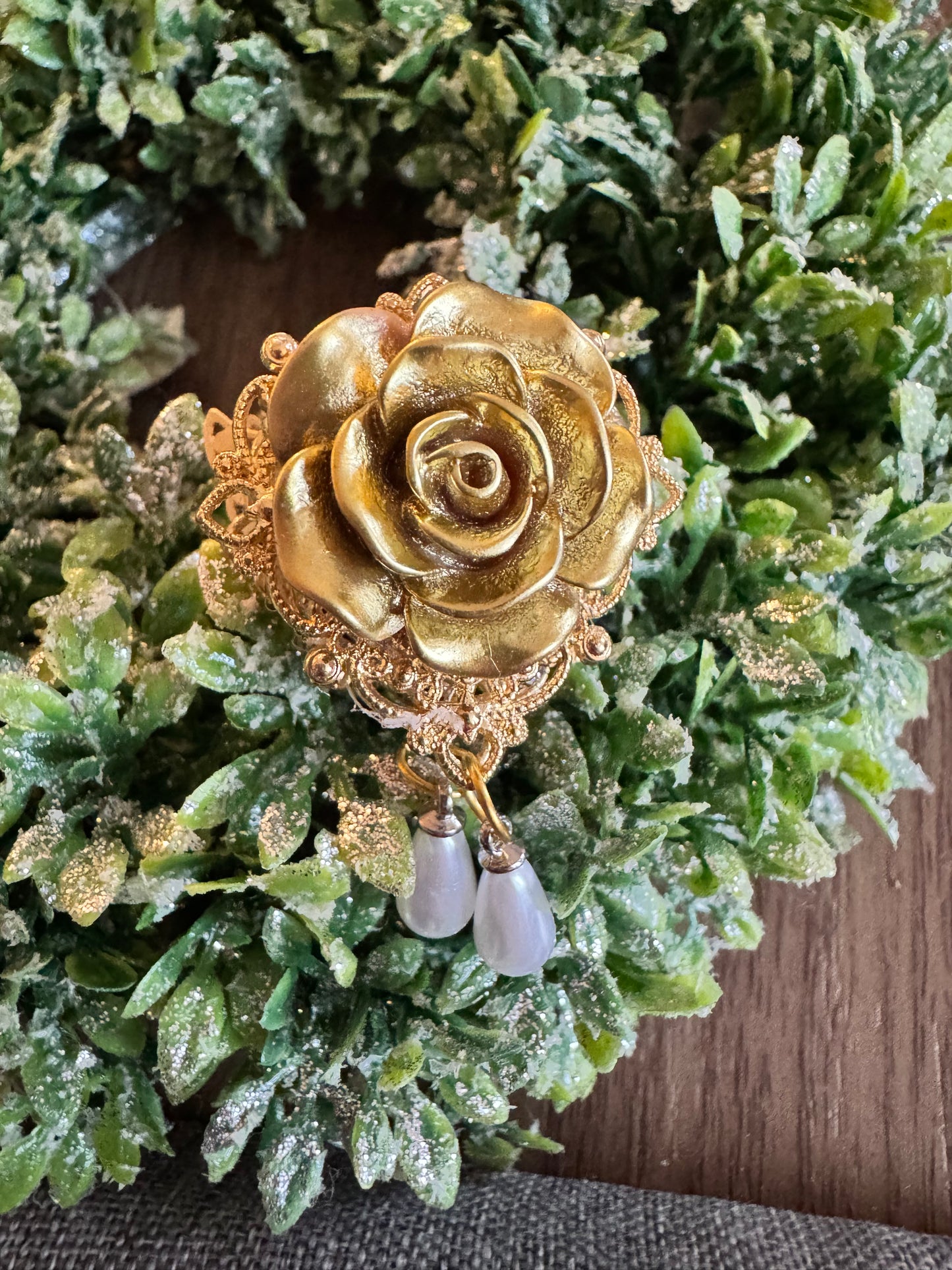 Golden Butterfly Rose Topper