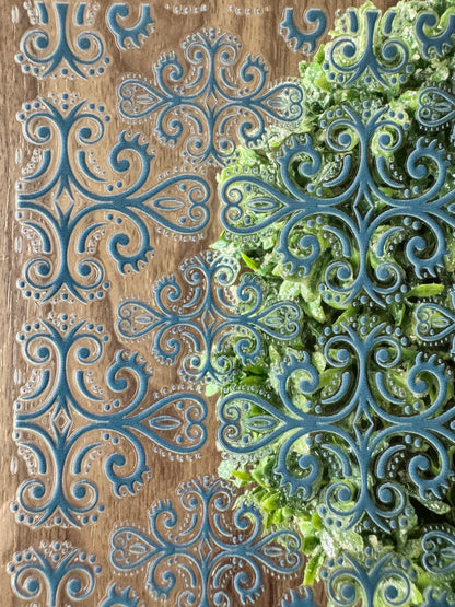 Blue Classic Swirl Design Cup Wrap