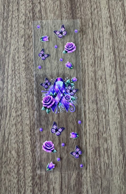 Purple Awareness Ribbon Pen Wrap