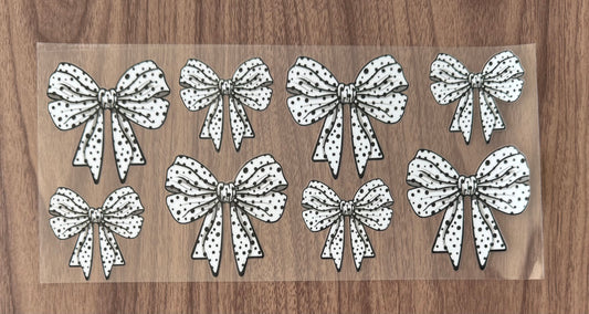 Polka Dot Bows Cup Wrap