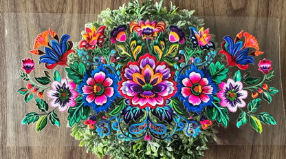 Colorful Flowers Cup Wrap