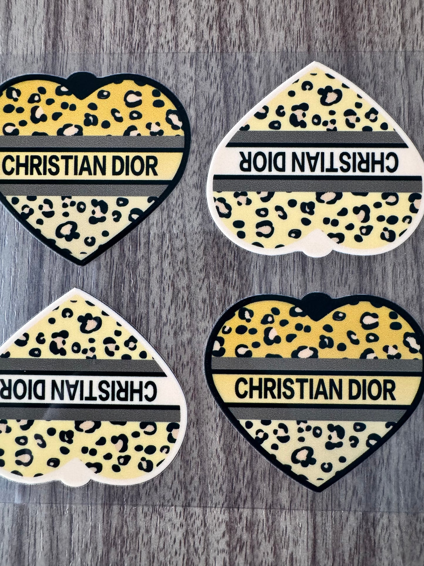 Leopard CD Boujee Hearts Cup Wrap