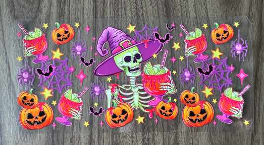 Drinking Skeleton Cup Wrap