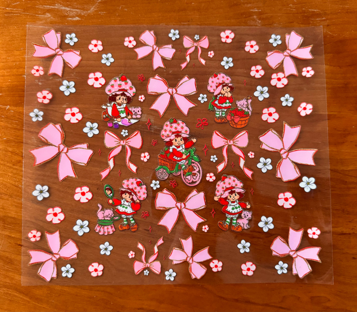 Berry Girl & Bows Cup Wrap