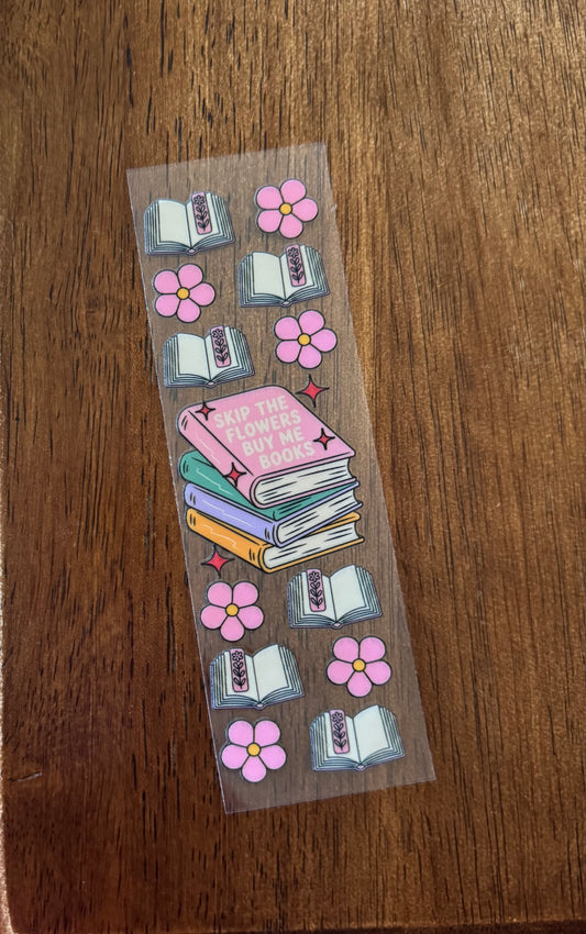 Skip Flowers Buy Books Pen Wrap