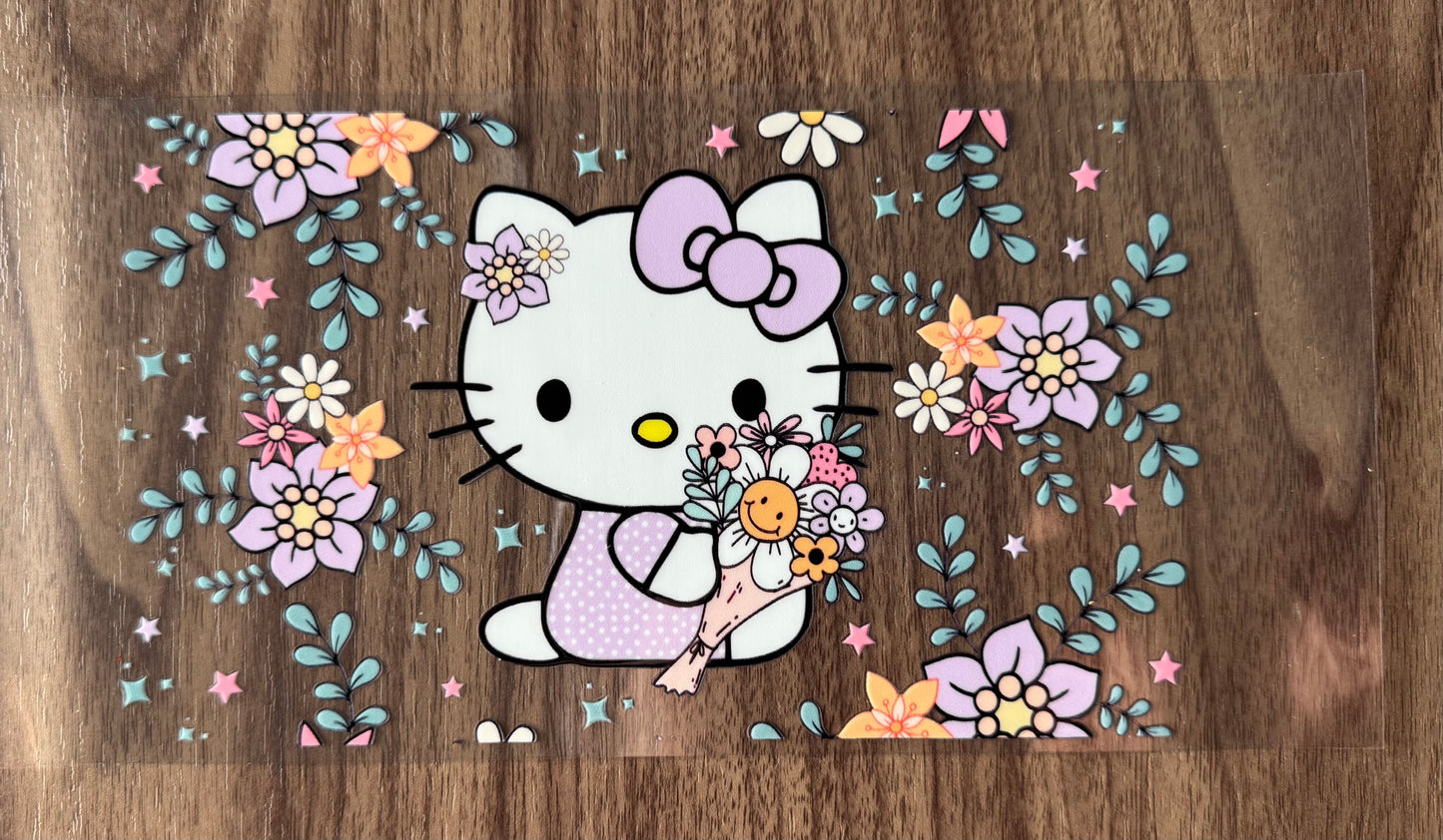 Flowery Kitty Cup Wrap
