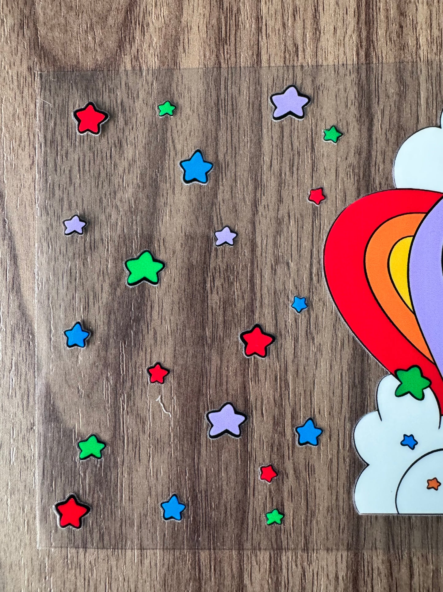 Sliding Rainbow Girl Cup Wrap