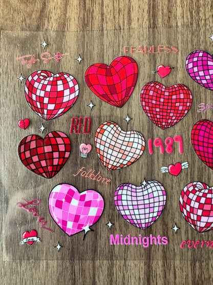 T.S. Disco Hearts Cup Wrap