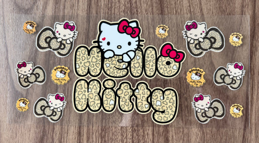 Leopard Print Kitty Cup Wrap