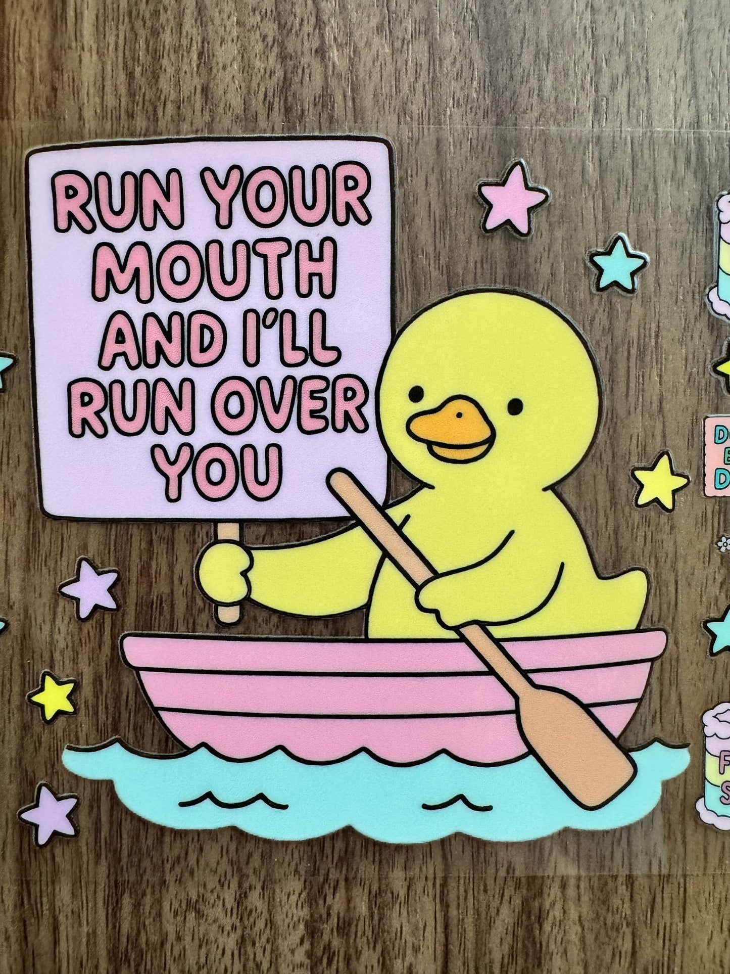 Run Over You Duck Cup Wrap