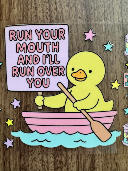 Run Over You Duck Cup Wrap