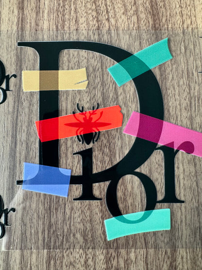 Colorful Tape D Boujee Cup Wrap