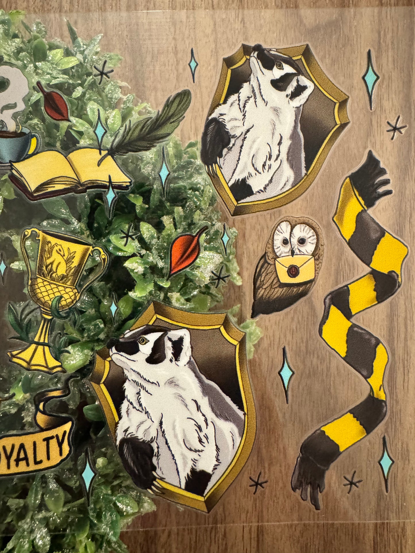 Yellow Dedication Wizard Cup Wrap