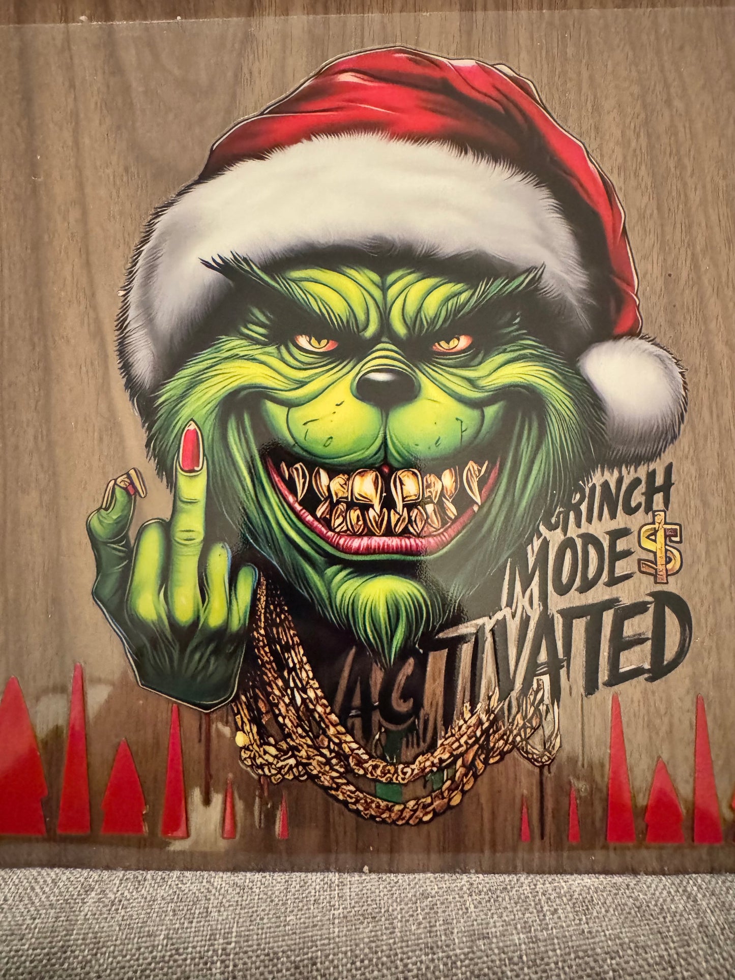 Grinch Mode Cup Wrap