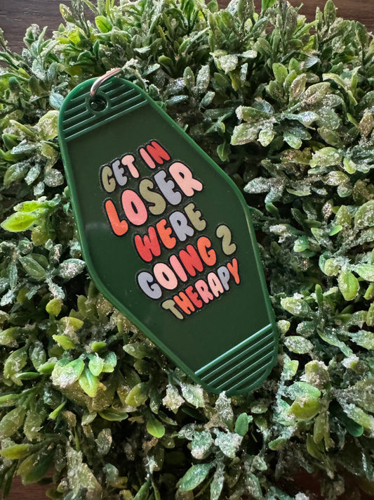 Green Going 2 Therapy Keychain