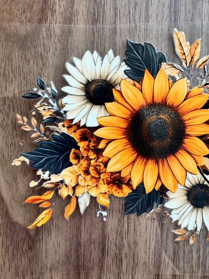 Flowery Cheetah Heart Cup Wrap