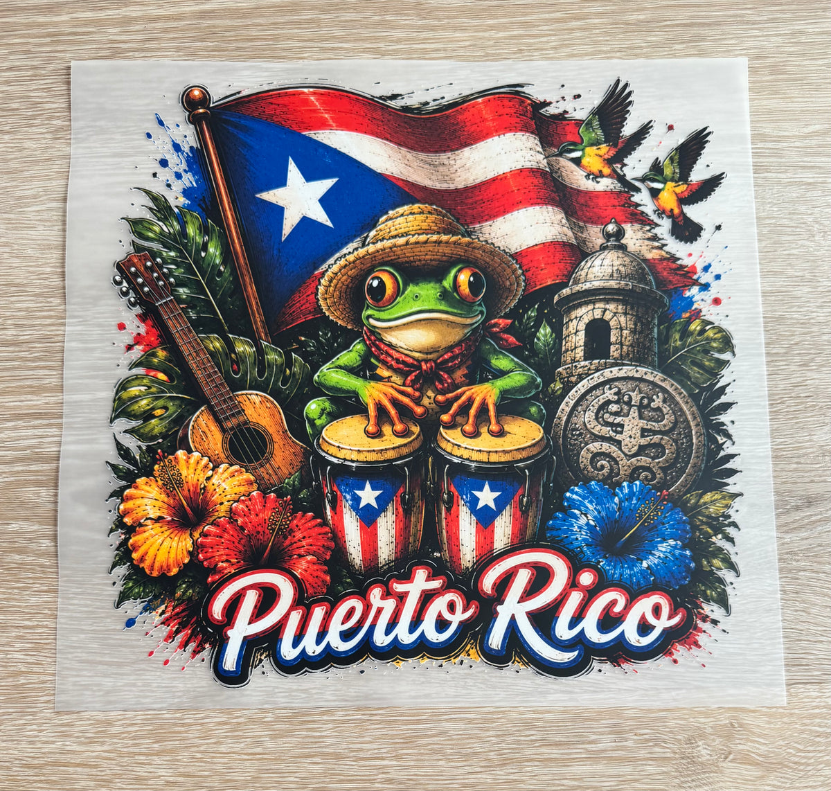 Puerto Rico Frog Transfer