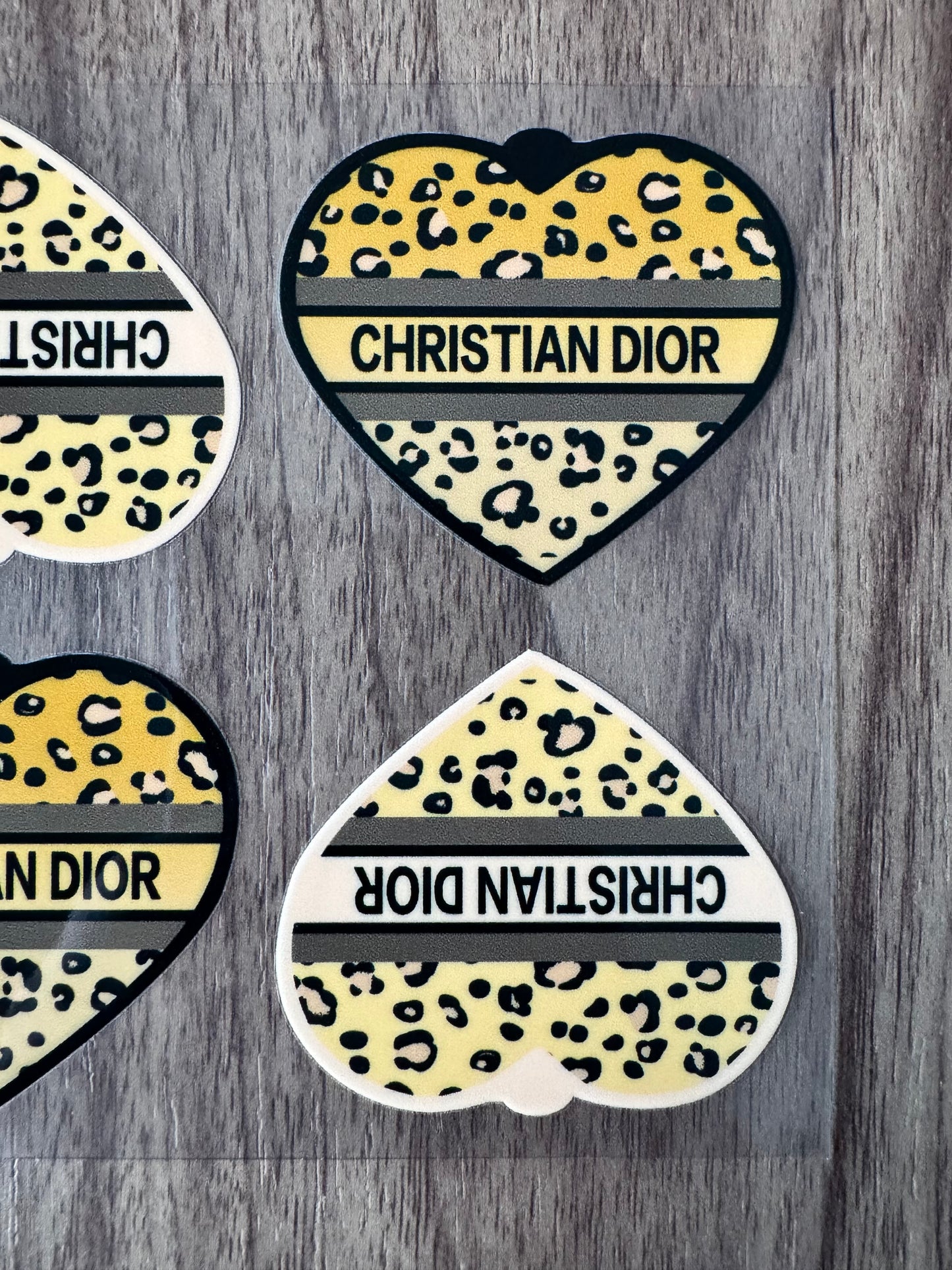 Leopard CD Boujee Hearts Cup Wrap