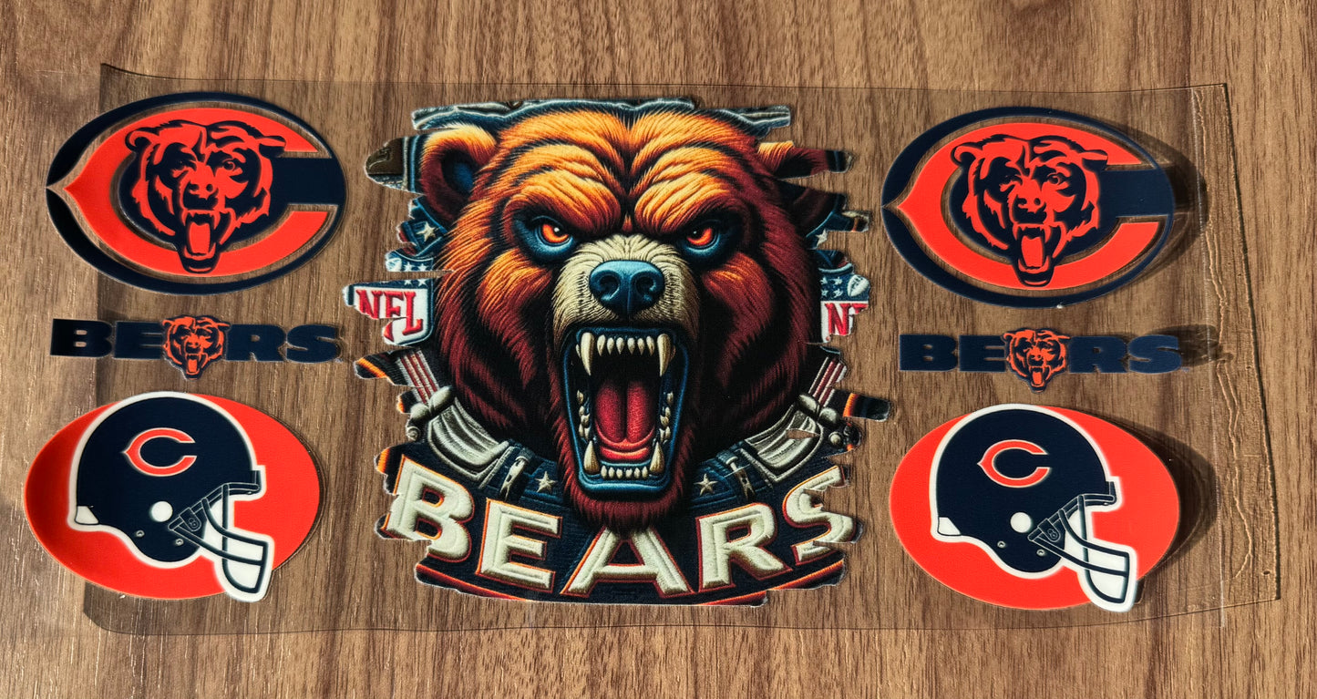 Illinois Football Animal Cup Wrap